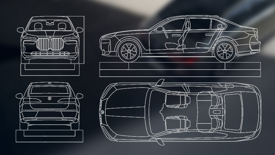 BMW i7 Sedan G70 technické údaje Technické údaje BMW i7 Sedan G70