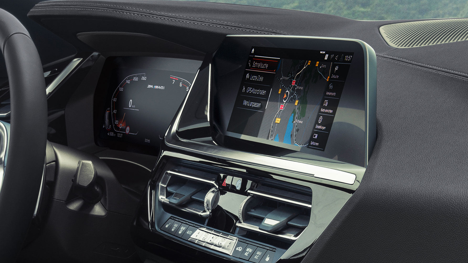 BMW Intelligent Personal Assistant BMW Z4 M40i G29 BMW Intelligent Personal Assistant BMW Z4 Roadster M40i G29 2019 kontrolní displej