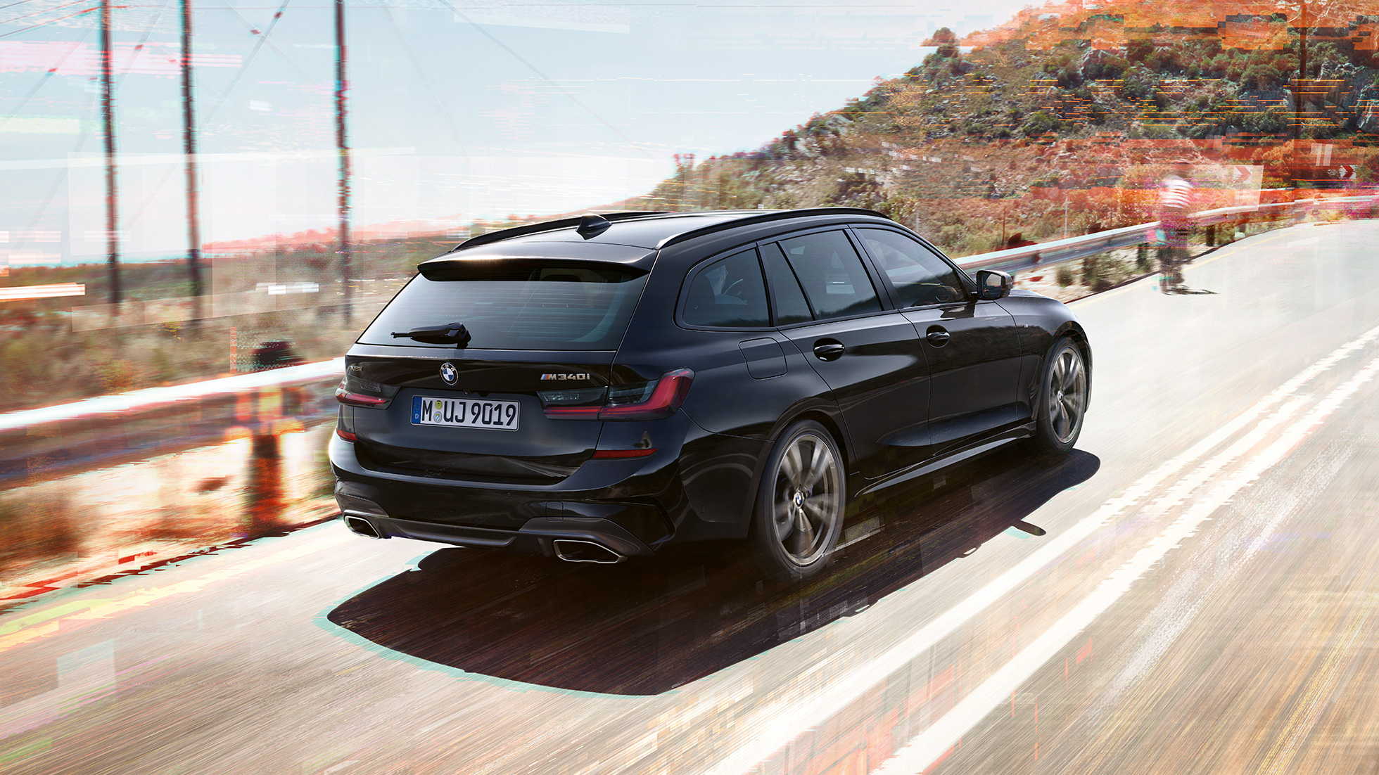 Design koncovek výfuku BMW M340i xDrive Touring, Design koncovek výfuku