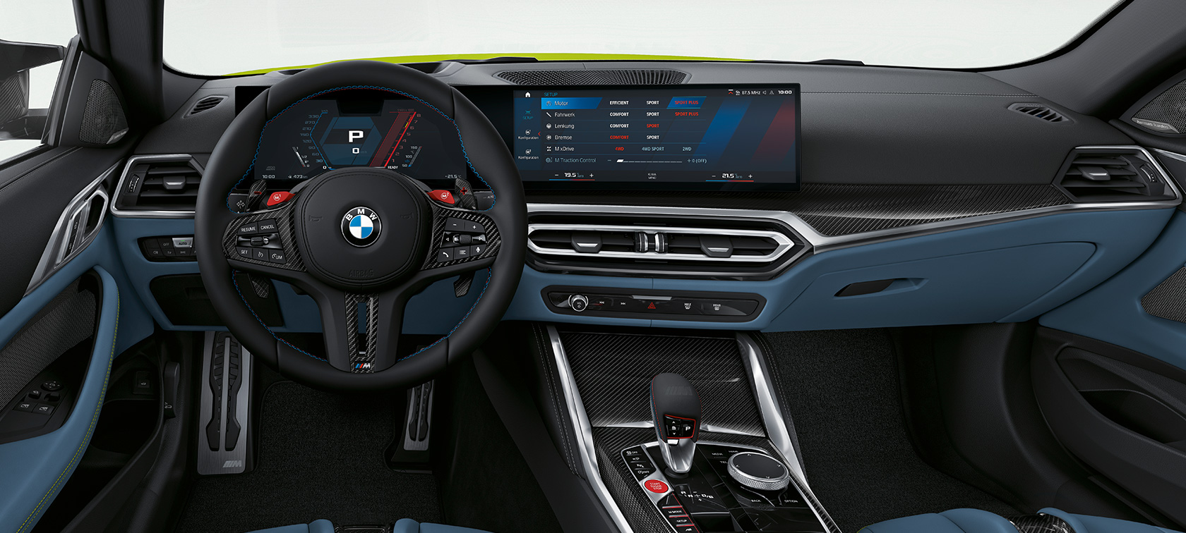 BMW M4 Coupé G82 2020 palubní deska BMW M4 Coupé G82 2020 palubní deska interiér