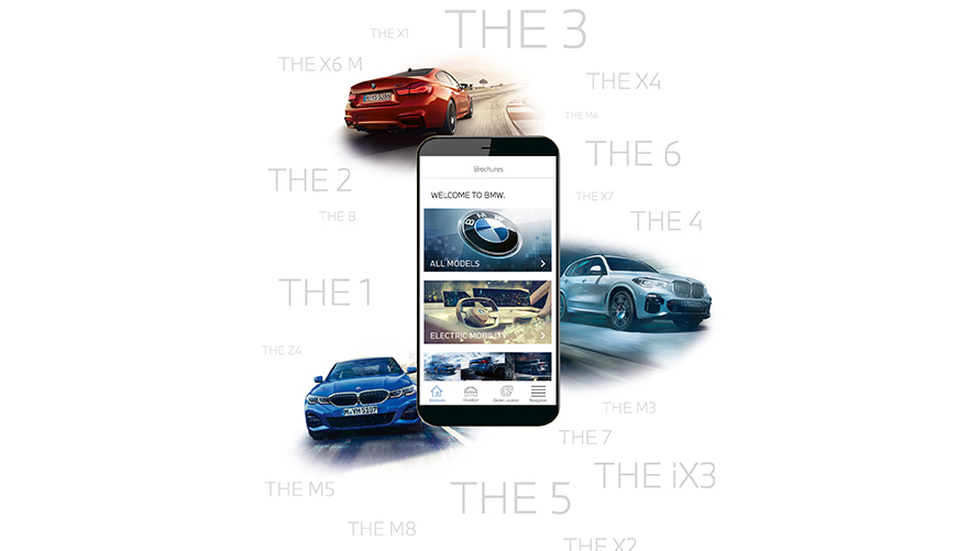 Aplikace BMW Brochure Aplikace BMW Brochure pro chytrý telefon