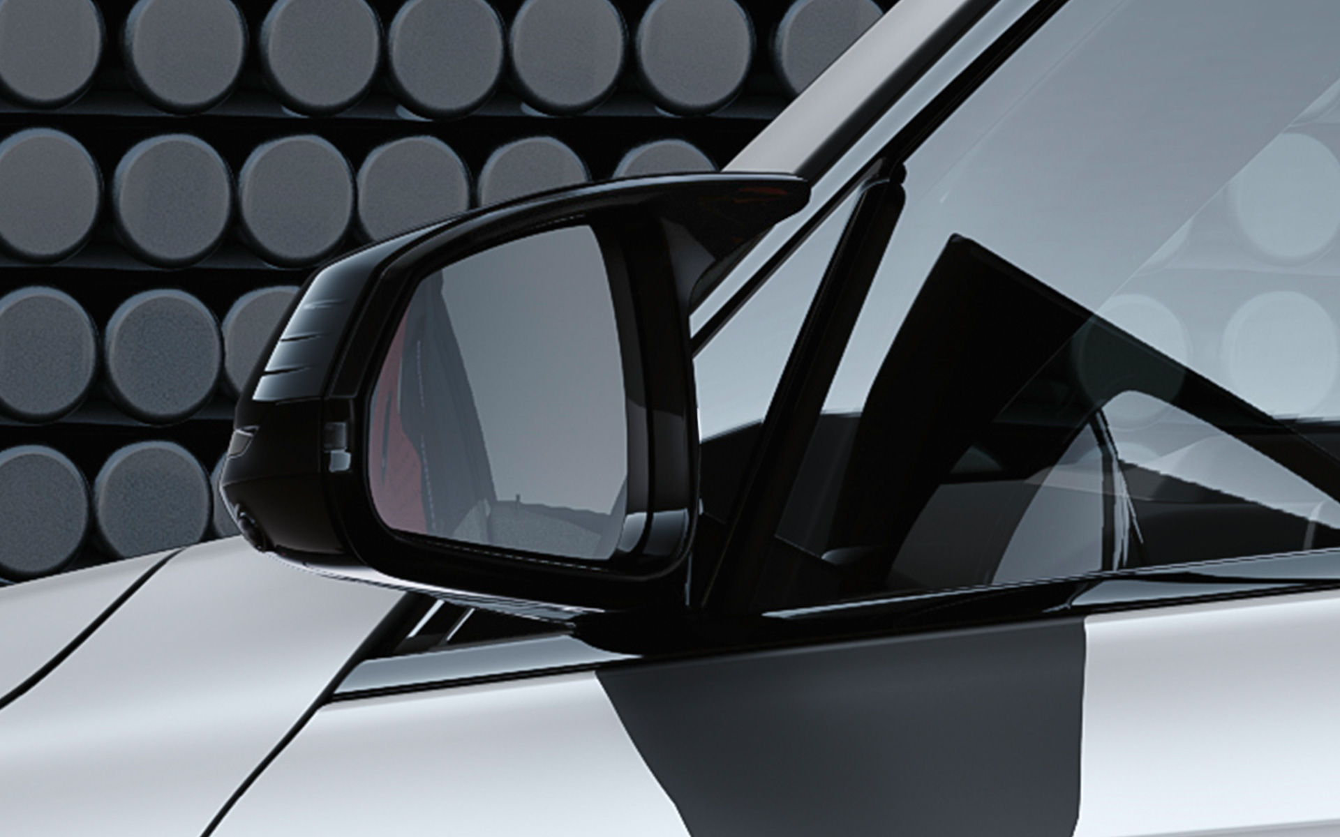 BMW X1 M35i xDrive Detail M kryt zpětného zrcátka BMW X1 M35i xDrive Exteriér detail M kryt zpětného zrcátka