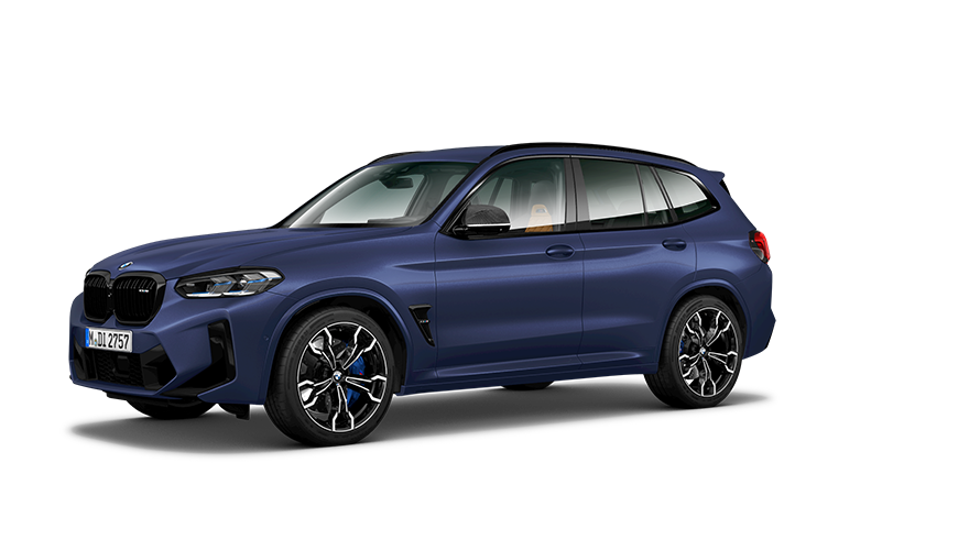 BMW X3 M F97 tříčtvrteční pohled z boku M modely BMW BMW X3 M F97 tříčtvrteční pohled z boku