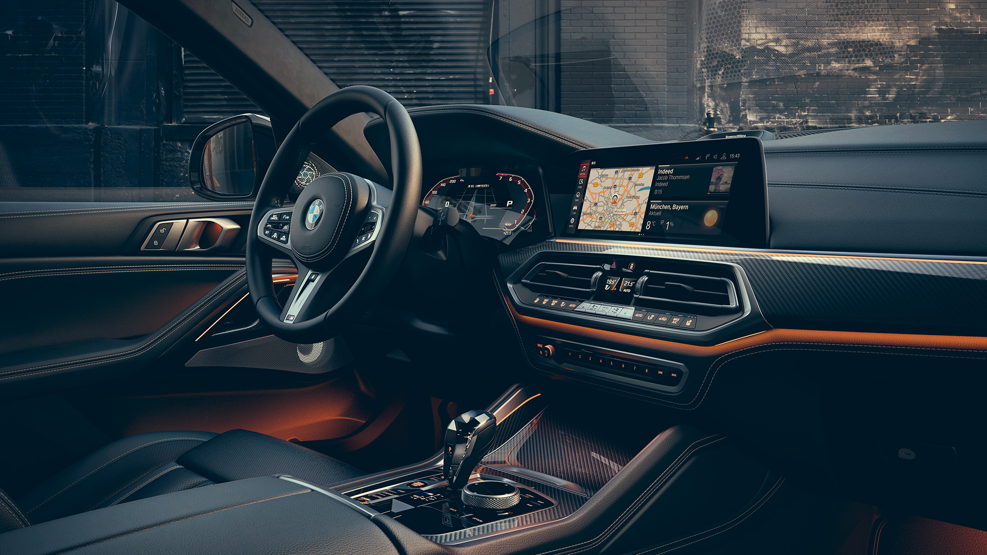 Design interiéru BMW X6 M50i G06 Palubní deska BMW X6 M50i G06, interiér