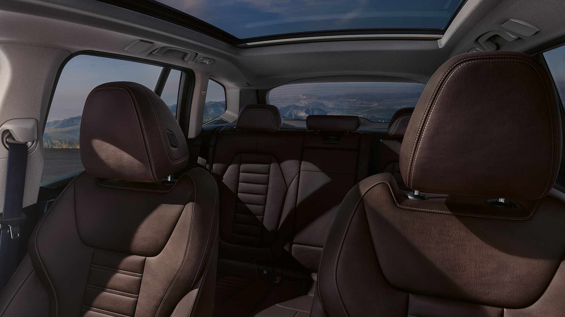 Sportovní sedadla čalouněná kůží Vernasca Mocha BMW iX3 G08 Sportovní sedadla čalouněná kůží Vernasca Mocha BMW iX3 G08 2020 interiér