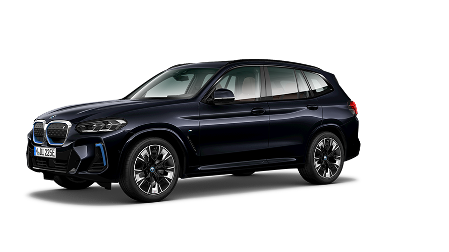 BMW řady i BMW iX3 G08 tříčtvrteční pohled z boku BMW řady i BMW iX3 G08 tříčtvrteční pohled z boku