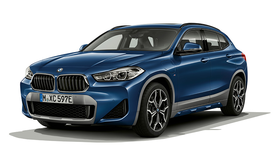 BMW řady X plug-in hybridní BMW X2 F39 tříčtvrteční pohled z boku BMW řady X plug-in hybridní BMW X2 F39 tříčtvrteční pohled z boku