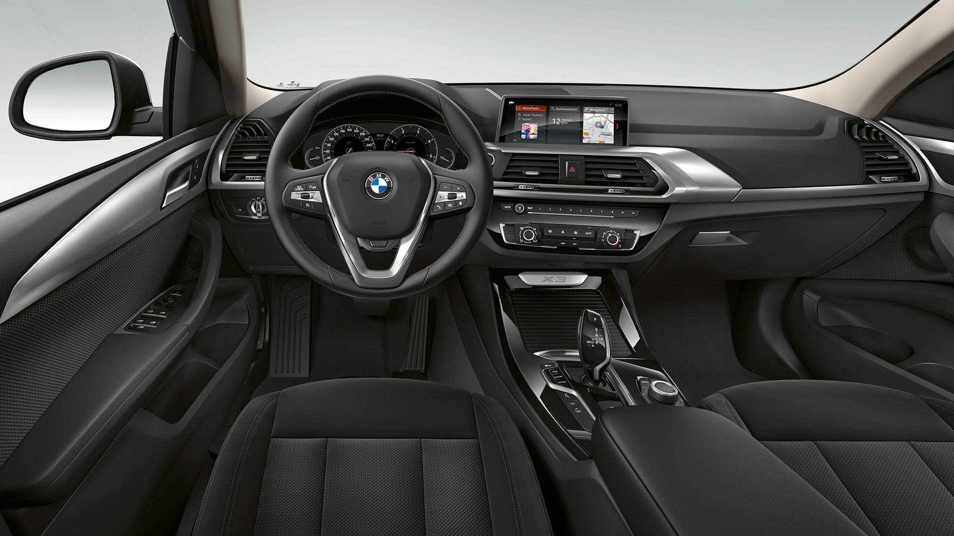 BMW X3, sériové provedení, interiér BMW X3, sériové provedení, interiér