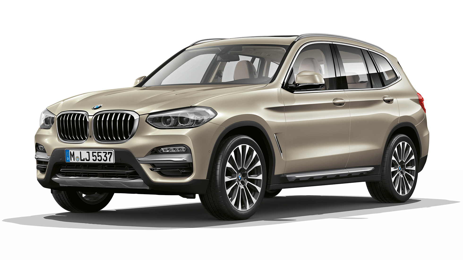 BMW X3 M40i, tříčtvrteční pohled zpředu na Model Luxury Line BMW X3 M40i, tříčtvrteční pohled zpředu na Model Luxury Line