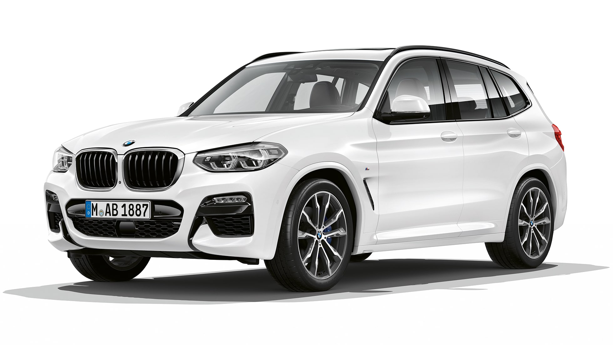 BMW X3 M40i, Model M Sport, tříčtvrteční pohled zpředu BMW X3 M40i, Model M Sport, tříčtvrteční pohled zpředu