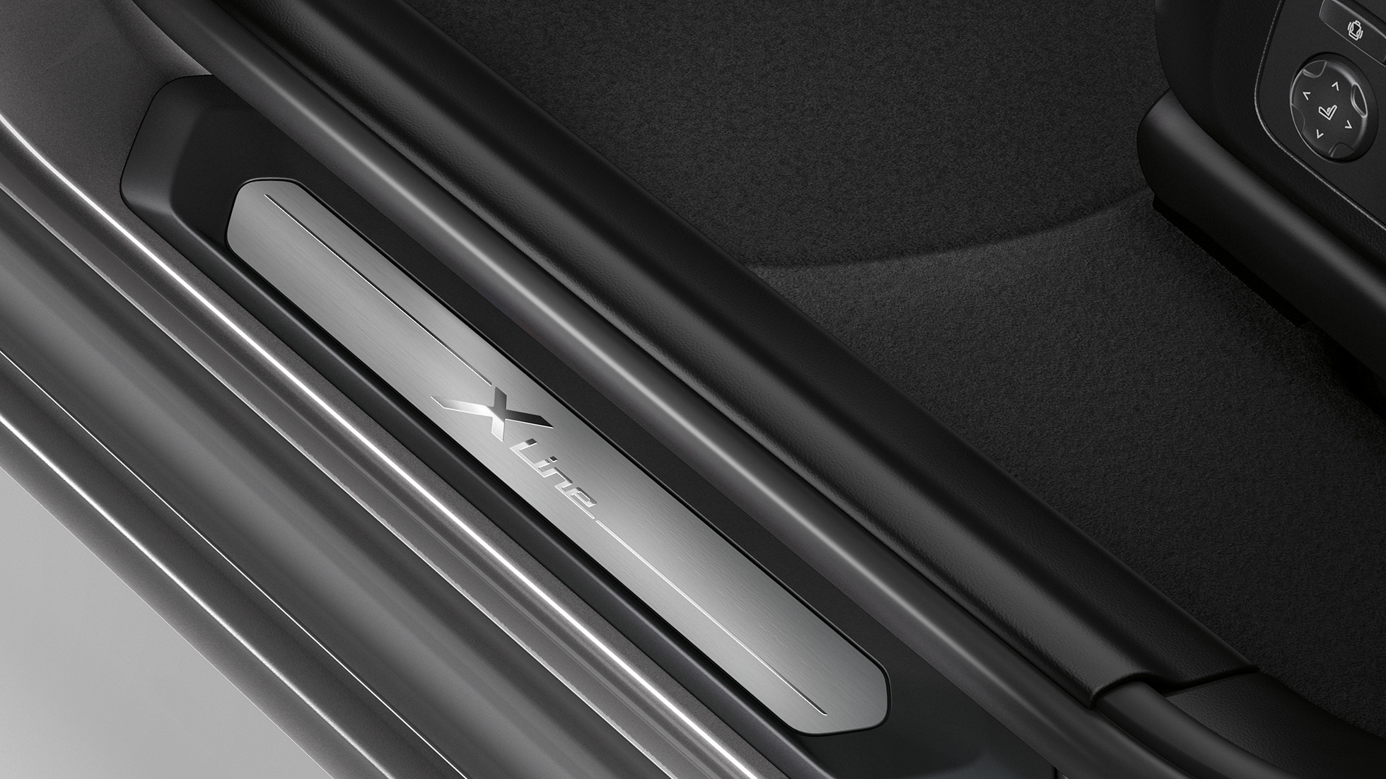 BMW X3 M40i, Model xLine, kryty prahů BMW X3 M40i, Model xLine, kryty prahů