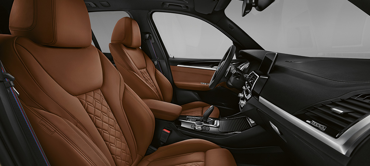 BMW X3, BMW Individual rozšířené kožené čalounění Merino v provedení hnědá Tartufo BMW X3, BMW Individual rozšířené kožené čalounění Merino v provedení hnědá Tartufo