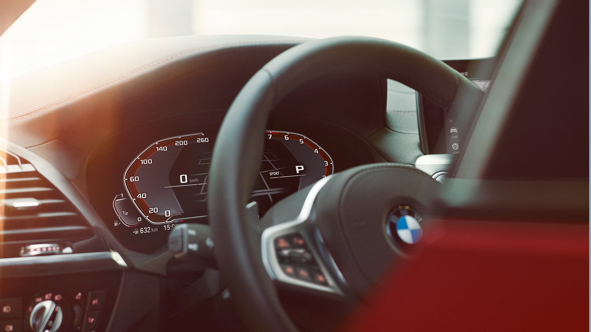 Kokpit BMW X4 BMW X4 G02 2018 detailní pohled kokpit