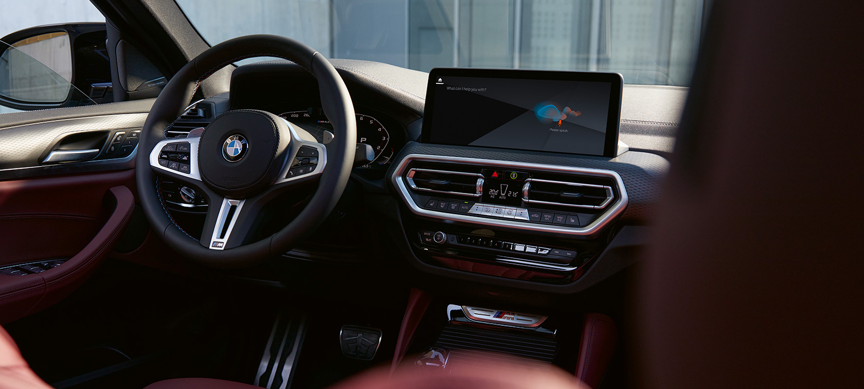 BMW X4 G02 interiér kůže Tacora Red 2021 BMW X4 G02 interiér kůže Tacora Red 2021
