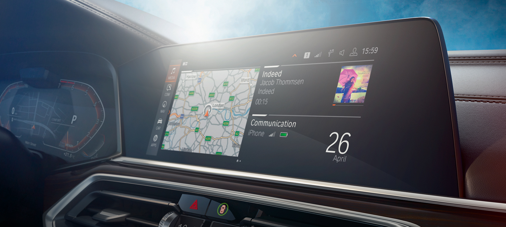 BMW X5 kokpit Kokpit a koncept ovládání BMW X5
