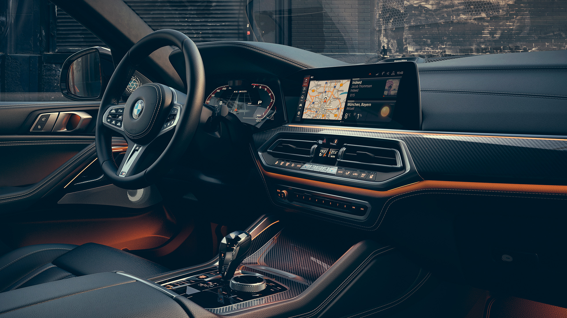 Interiér BMW X6. Interiér BMW X6.