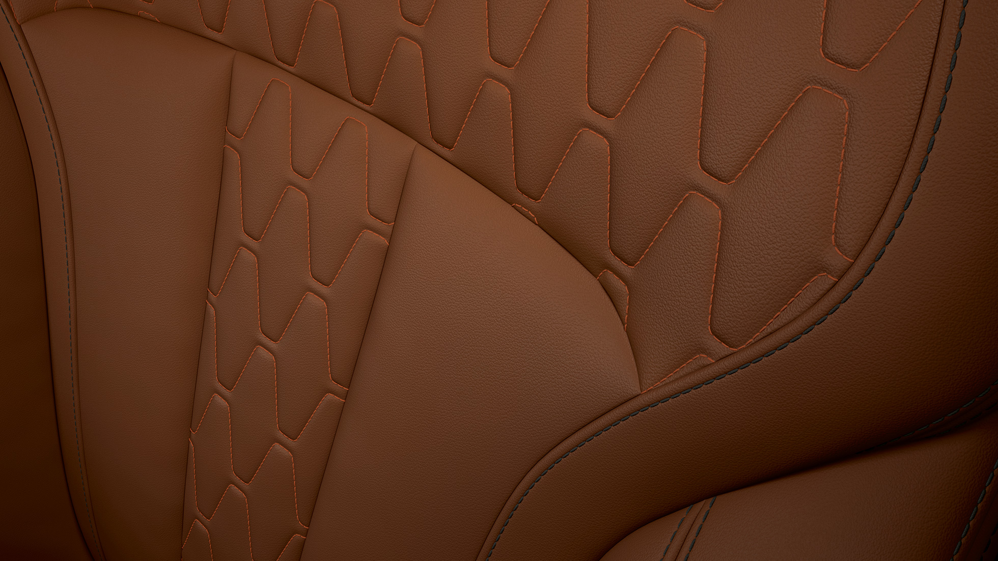 BMW X7 M sportovní paket, výplně dveří Detailní pohled na čalounění BMW X7 s M sportovním paketem