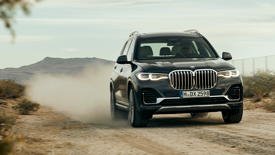 Jízdní komfort BMW X7 G07 2019 detail Jízdní komfort BMW X7 G07 2019 detail