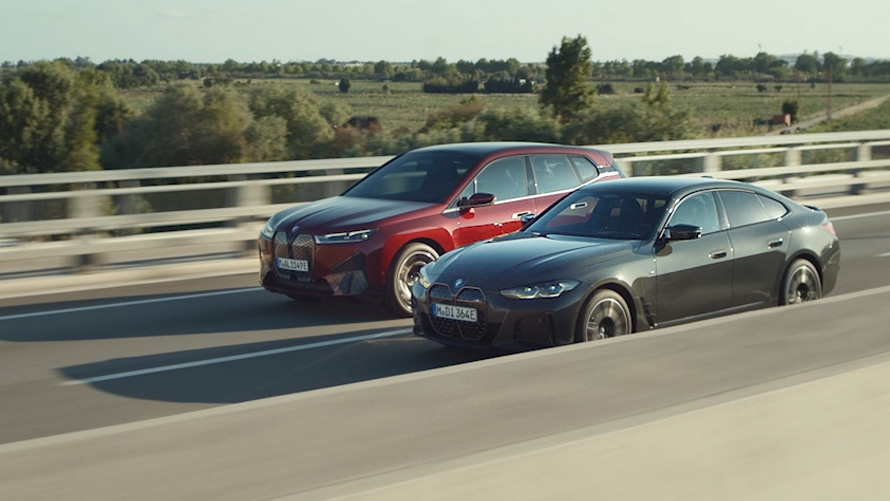BMW elektrické vozy BMW i4 BMW iX maximální radost z jízdy video BMW elektrické vozy BMW i4 BMW iX maximální radost z jízdy video