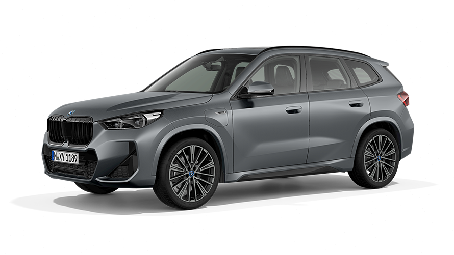 BMW X1 U11 PHEV 3/4 statický záběr zepředu