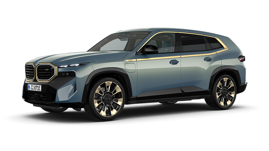 BMW XM G09 3/4 PHEV statický pohled zepředu
