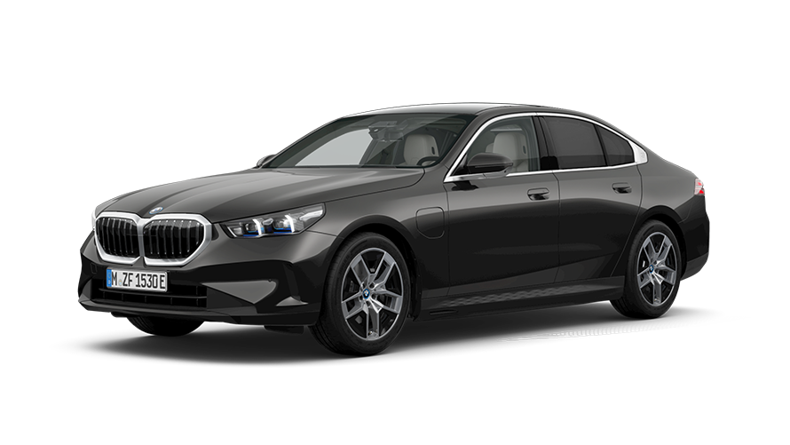 BMW řady 5 Sedan G60 PHEV 3/4 statický pohled zepředu