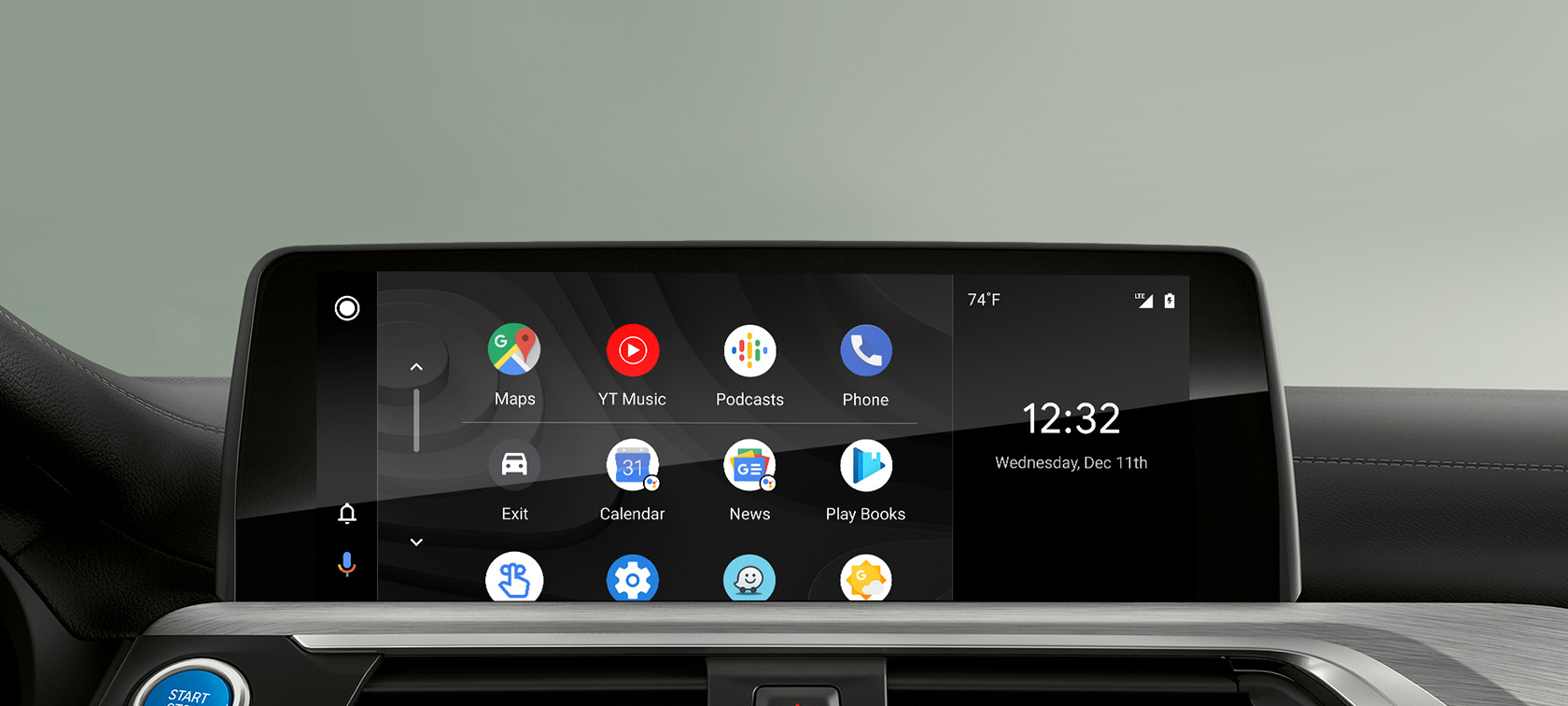 Android Auto integrace chytrého telefonu Integrace chytrého telefonu Android Auto na kontrolním displeji BMW ConnectedDrive