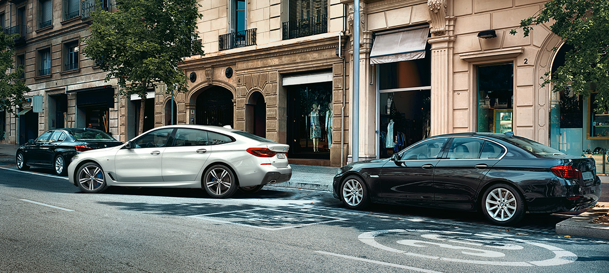 BMW Maps Connected Parking BMW Maps Connected Parking BMW řady 6 Gran Turismo bílé