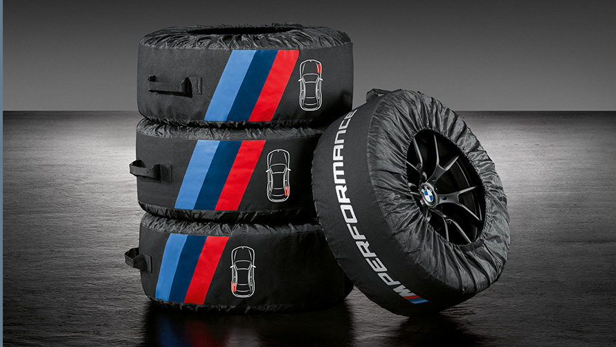 M Performance Obaly na kola BMW Příslušenství pro podzim a zimu M Performance Obaly na kola