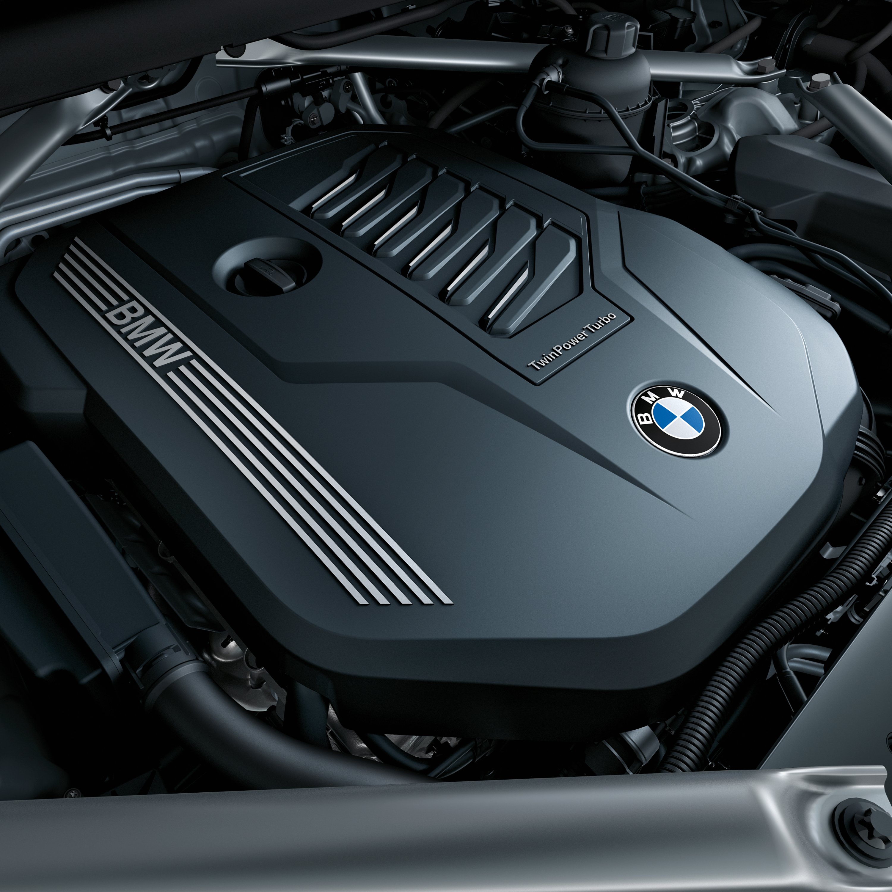 Detail motoru BMW TwinPower Turbo