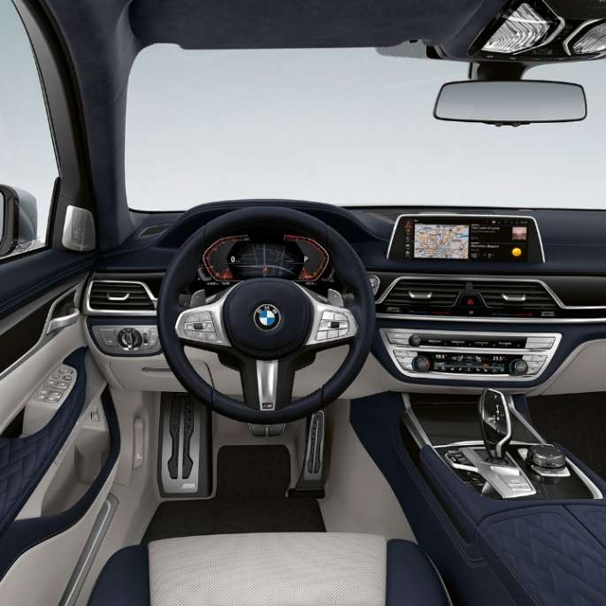 BMW řady 7 Sedan s M sportovním paketem, interiér Interiér BMW řady 7 Sedan s M sportovním paketem