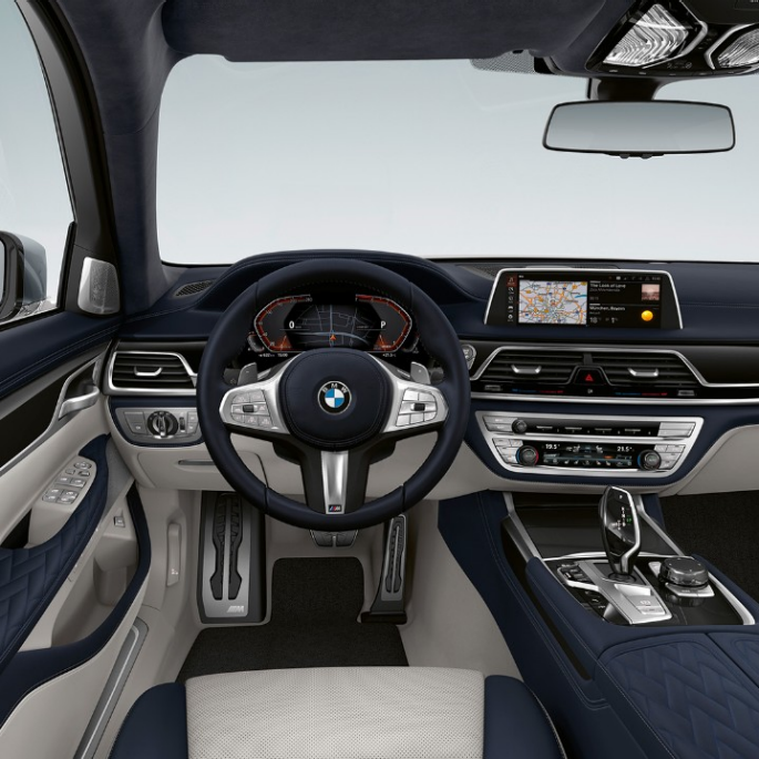 BMW řady 7 Sedan s M sportovním paketem, interiér Interiér BMW řady 7 Sedan s M sportovním paketem